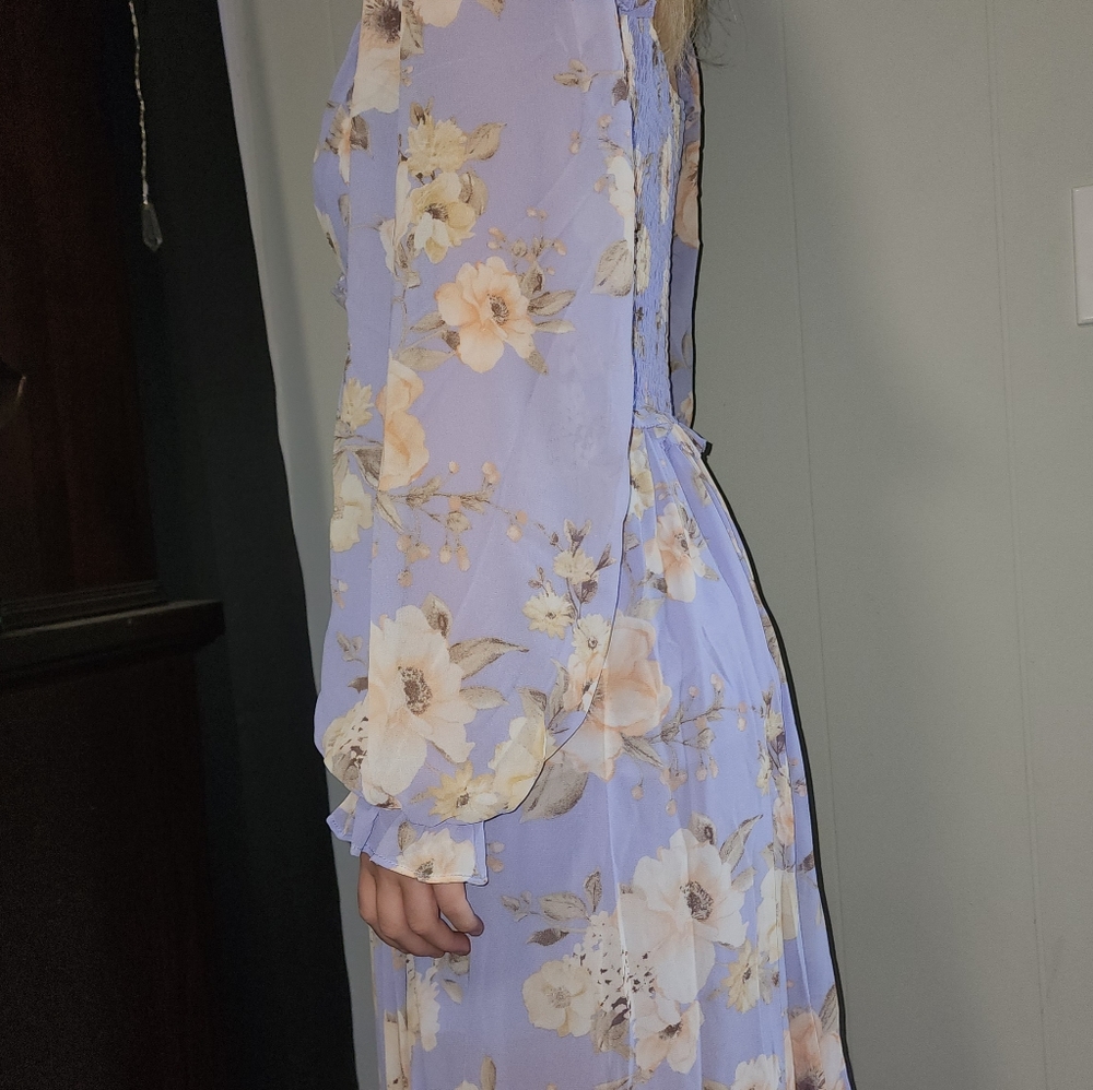 NWT Gorgeous Akira Boho Floral Maxi Dress - Picture 10 of 10